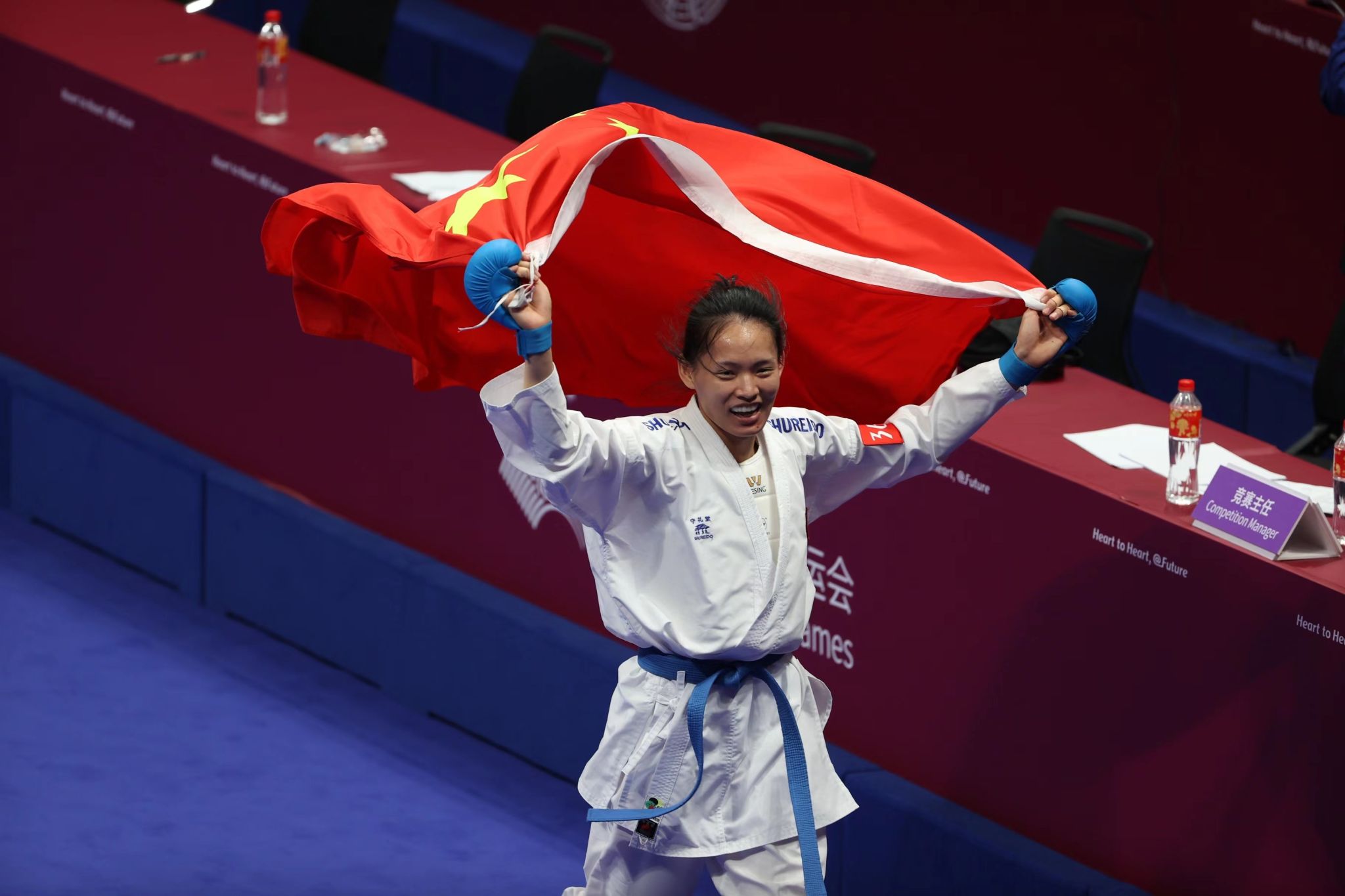 十九届杭州亚运会空手道女子组手-68公斤级冠军-上海体育大学武术学院